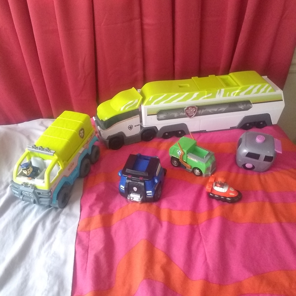 Paw patrol truck jungle terrain